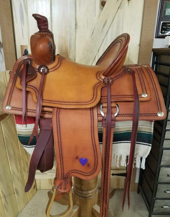 #103 will james saddle with 5" cantle starts at